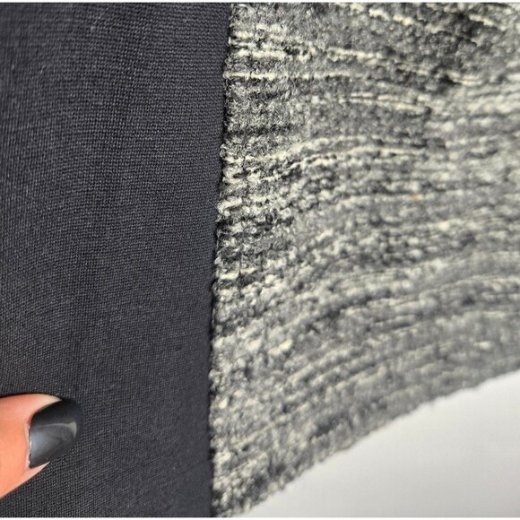 Ann Taylor Multimedia Wool Tweed Corpcore Pencil Skirt Neutral Textured Size 8 - Picture 5 of 8